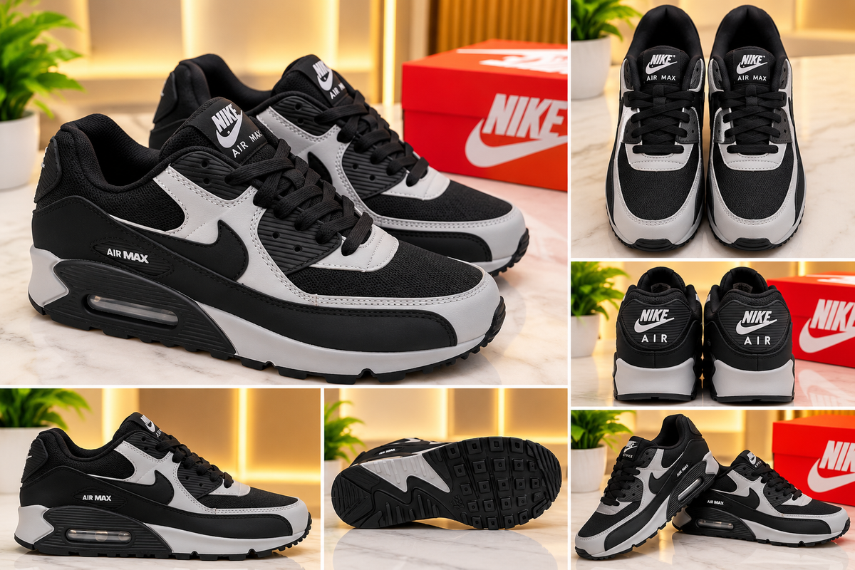 Nike Air Max – Black & Grey Sneakers